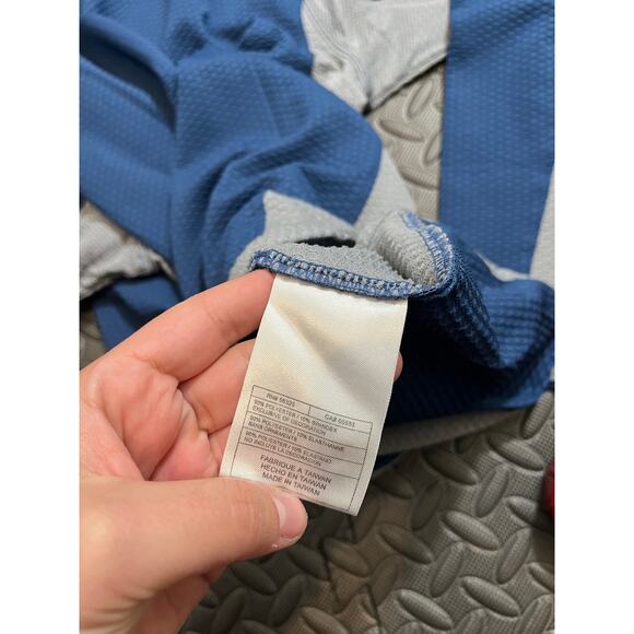 Vintage y2k NIKE SPHERE Blue/Gray Long Sleeve Shirt Mens Size M Textured - Picture 7 of 8